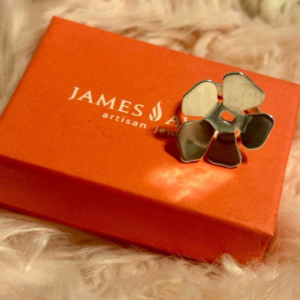 James Avery Silver Flower Ring - image 2